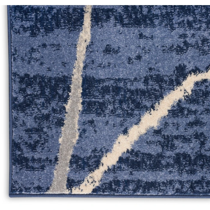 Calvin Klein River Flow Blue RFV05 7ft. 10in. x 9ft. 10in. Rect. Rug