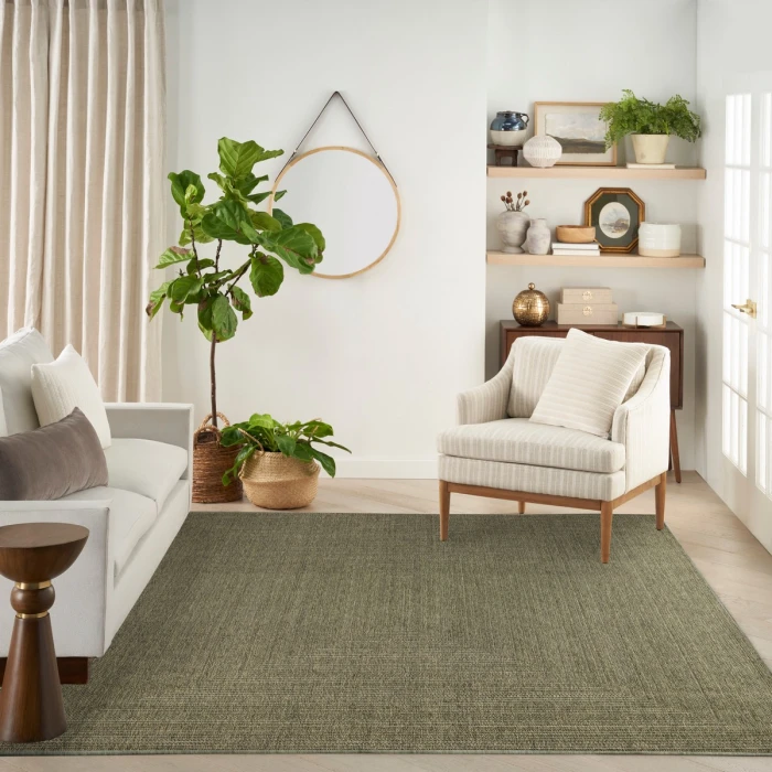 Nourison Tulum Olive TLM04 8 ft. X 10 ft. Rect. Rug