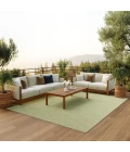 Nourison Positano Green POS01 8 ft. X 10 ft. Rect. Rug