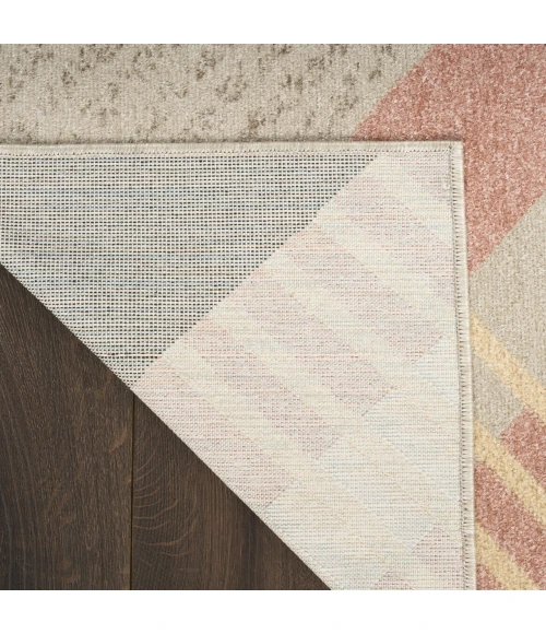 Nourison Washable Decor Multicolor WSD10 2ft. x 6ft. Rect. Rug