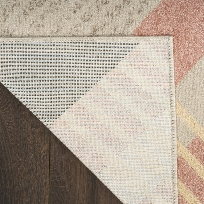 Nourison Washable Decor Multicolor WSD10 2ft. x 6ft. Rect. Rug