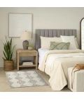 Nourison Positano Light Grey POS04 3ft. x 5ft. Rect. Rug