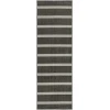 Nourison Positano Black Ivory POS03 2ft.2in. x 10ft. Rect. Rug