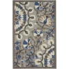 Nourison Home Aloha Grey ALH20 2ft. x 3ft. Rect. Rug