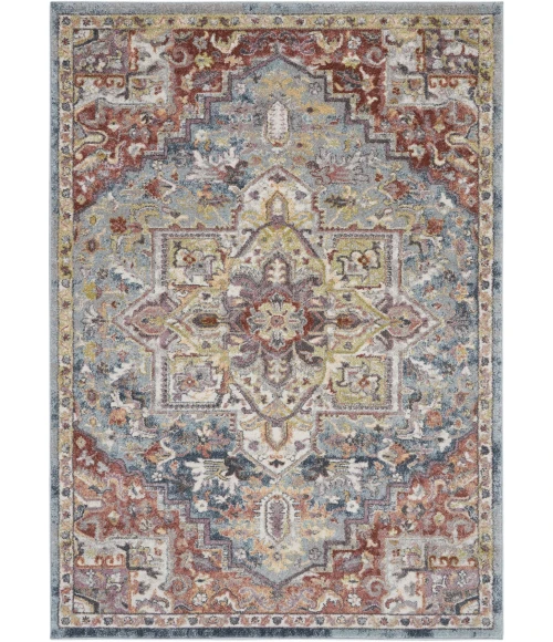 Nourison Home Soraya Blue SOR04 5ft.3in. x 7ft.3in. Rect. Rug