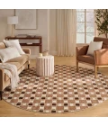 Nourison Nordic Rust NRC14 8ft. x Round Round Rug