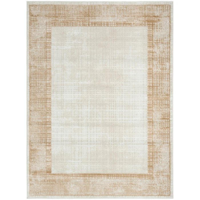 Nourison Dekor Ivory Beige DEK06 5 ft. 3 in. X 7 ft. Rect. Rug
