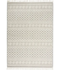 Nourison Paxton Ivory/Grey PAX05 5ft. 3in. x 7ft. 11in. Rect. Rug