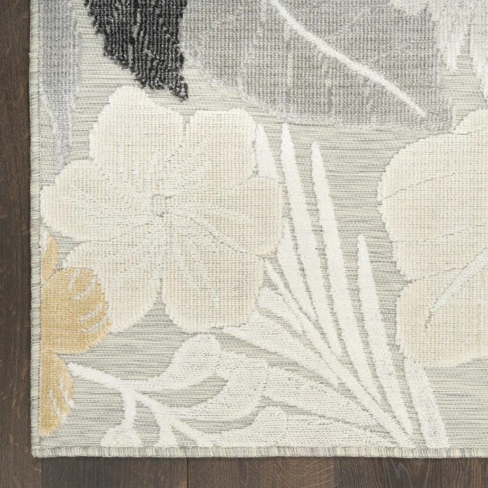 Nourison Home Suncoast Grey SNC01 4ft. x 6ft. Rect. Rug