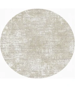 Nourison Dekor Beige DEK07 5ft. 3in. x Round Round Rug