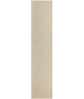 Nourison Tulum Cream TLM02 2 ft. 2 in. X 10 ft. Rect. Rug