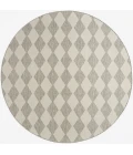 Nourison Positano Light Grey POS04 8ft. Round Rug