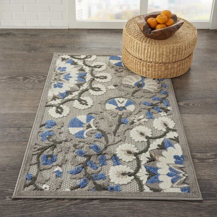 Nourison Home Aloha Grey ALH20 2ft. x 3ft. Rect. Rug