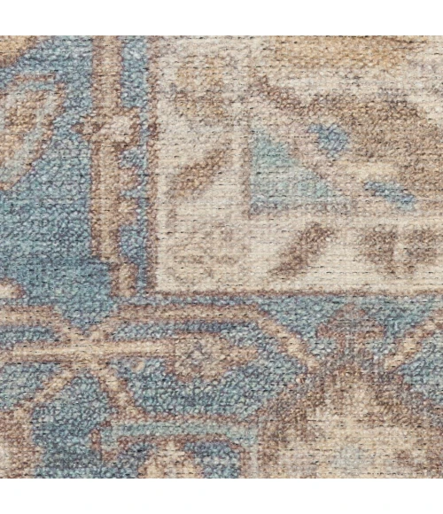 Nourison Vintage Washables Blue Green VWS13 2 ft. X 6 ft. Rect. Rug