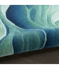 Nourison Prismatic Silver Green PRS42 4 ft. X 6 ft. Rect. Rug
