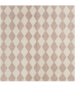 Nourison Positano Beige POS04 8ft. Square Rug
