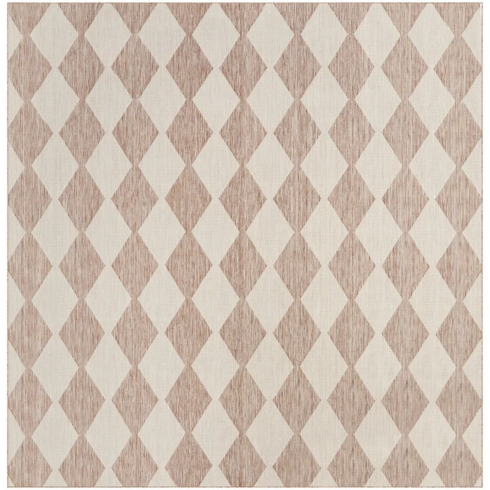 Nourison Positano Beige POS04 8ft. Square Rug