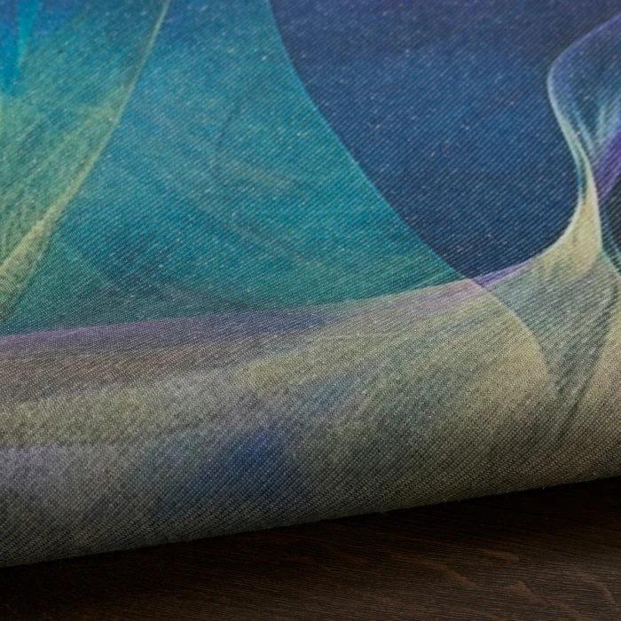 Nourison Nourison Washables Blue Multicolor NWB16 4 ft. X 6 ft. Rect. Rug