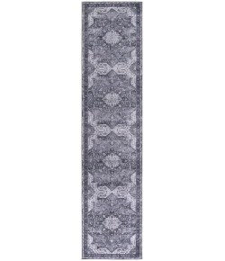 Nourison Home Nourison Washables NWB15 Charcoal Grey 2 ft. 2 in. X 10 ft. Area Rug