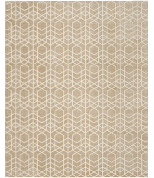 Nourison Home Washable Charm Beige WCH01 8ft. x 10ft. Rect. Rug