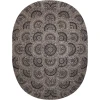 Nourison Home Nourison 2000 Black 2335 7ft.6in. x 9ft.6in. Oval Oval Rug