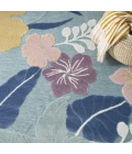 Nourison Suncoast Blue Multicolor SNC01 9ft. x 12ft. Rect. Rug