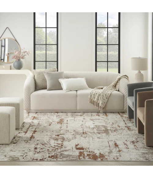 Nourison Home Quarry Cream / Ivory QUA01 6ft. x 9ft. Rect. Rug