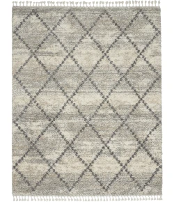 Nourison Home Oslo Shag Grey OSL01 6ft.7in. x 9ft.6in. Rect. Rug