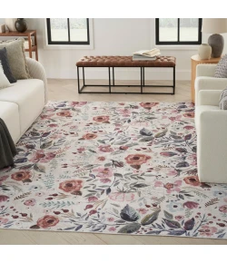 Nourison Home Nourison Washables NWB01 Ivory Pink 9 ft. 2 in. X 12 ft. Area Rug
