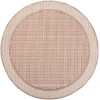 Nourison Nordic Brick Ivory NRC03 5ft. x Round Round Rug
