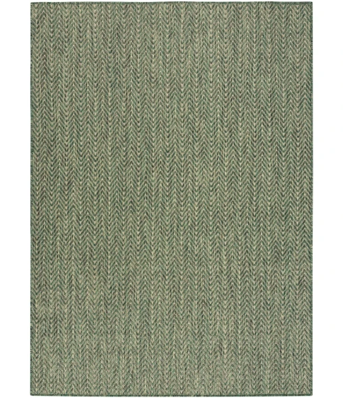 Nourison Horizon Indoor/Outdoor Green HOZ02 6 ft. X 9 ft. Rect. Rug