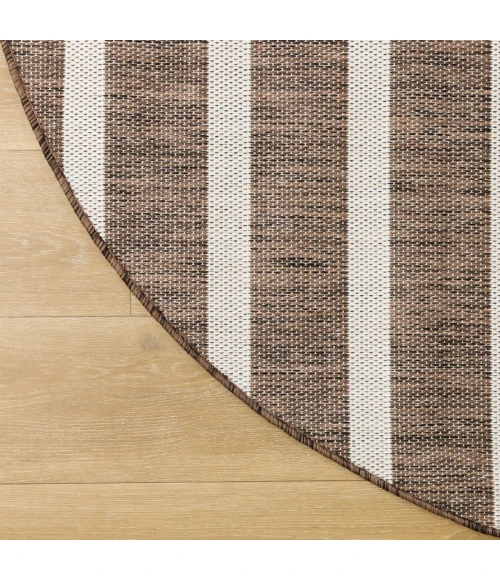 Nourison Positano Natural Ivory POS03 8 ft. X Round Rug