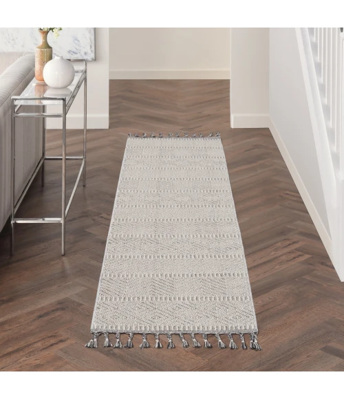 Nourison Home Paxton Grey PAX06 2ft.2in. x 8ft.2in. Rect. Rug