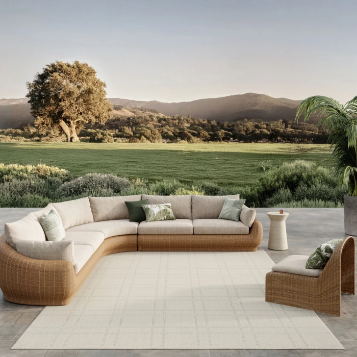 Nourison Home Horizon Indoor/Outdoor Grey HOZ04 10ft. x 14ft. Rect. Rug
