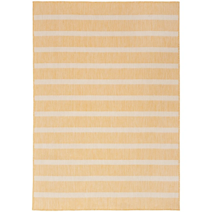 Nourison Positano Yellow Ivory POS03 6 ft. X 9 ft. Rect. Rug