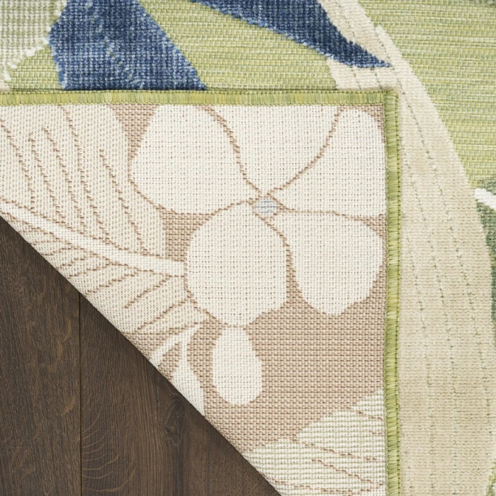 Nourison Suncoast Green Blue SNC01 9ft. x 12ft. Rect. Rug