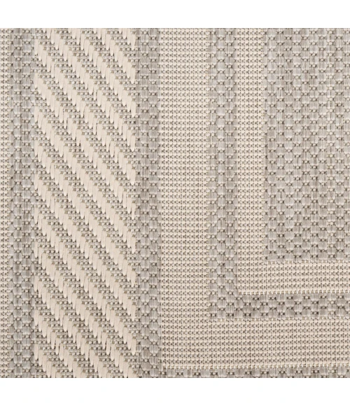 Nourison Horizon Indoor/Outdoor Grey HOZ03 3 ft. X 5 ft. Rect. Rug