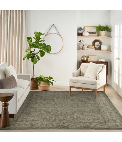 Nourison Tulum Olive TLM05 8 ft. X 10 ft. Rect. Rug