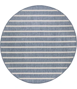 Nourison Positano Navy Ivory POS03 10ft. Round Rug