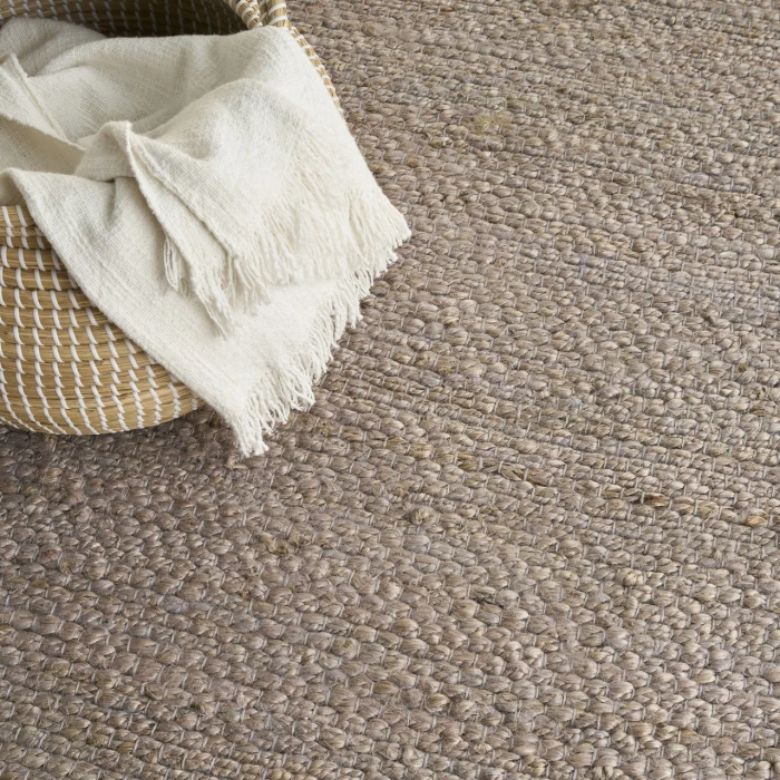 Nourison Home Natural Jute Grey NJT01 6ft. x 9ft. Rect. Rug
