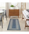 Nourison Horizon Indoor/Outdoor Denim HOZ03 2 ft. 2 in. X 8 ft. Rect. Rug