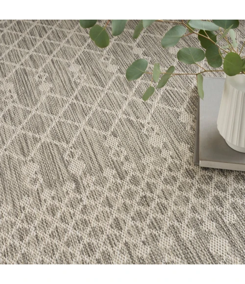 Nourison Positano Light Grey POS02 6 ft. X 9 ft. Rect. Rug