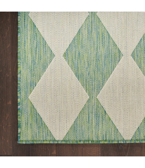 Nourison Positano Blue Green POS04 6 ft. X 9 ft. Rect. Rug