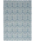 Nourison Washable Charm Blue Ivory WCH01 6 ft. X 9 ft. Rect. Rug