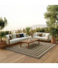 Nourison Tulum Brown TLM04 6 ft. X 9 ft. Rect. Rug