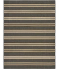 Nourison Home Horizon Indoor/Outdoor Black HOZ05 9ft. x 12ft. Rect. Rug