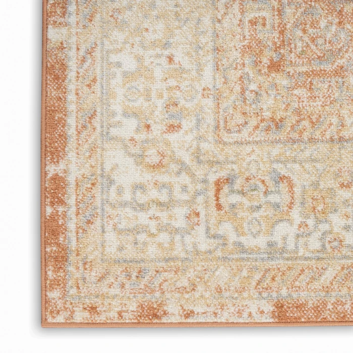 Nourison Nourison Essentials Persian Beige Rust NRE07 2 ft. 2 in. X 10 ft. Rect. Rug