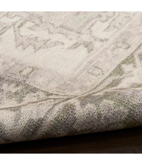 Nourison Vintage Washables Green VWS08 7 ft. 10 in. X 9 ft. 10 in. Rect. Rug