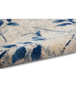 Calvin Klein River Flow Beige Navy RFV03 7ft. 10in. x 9ft. 10in. Rect. Rug