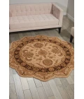 Nourison Home Heritage Hall Brown HE19 6ft. x Freeform Free Form Rug